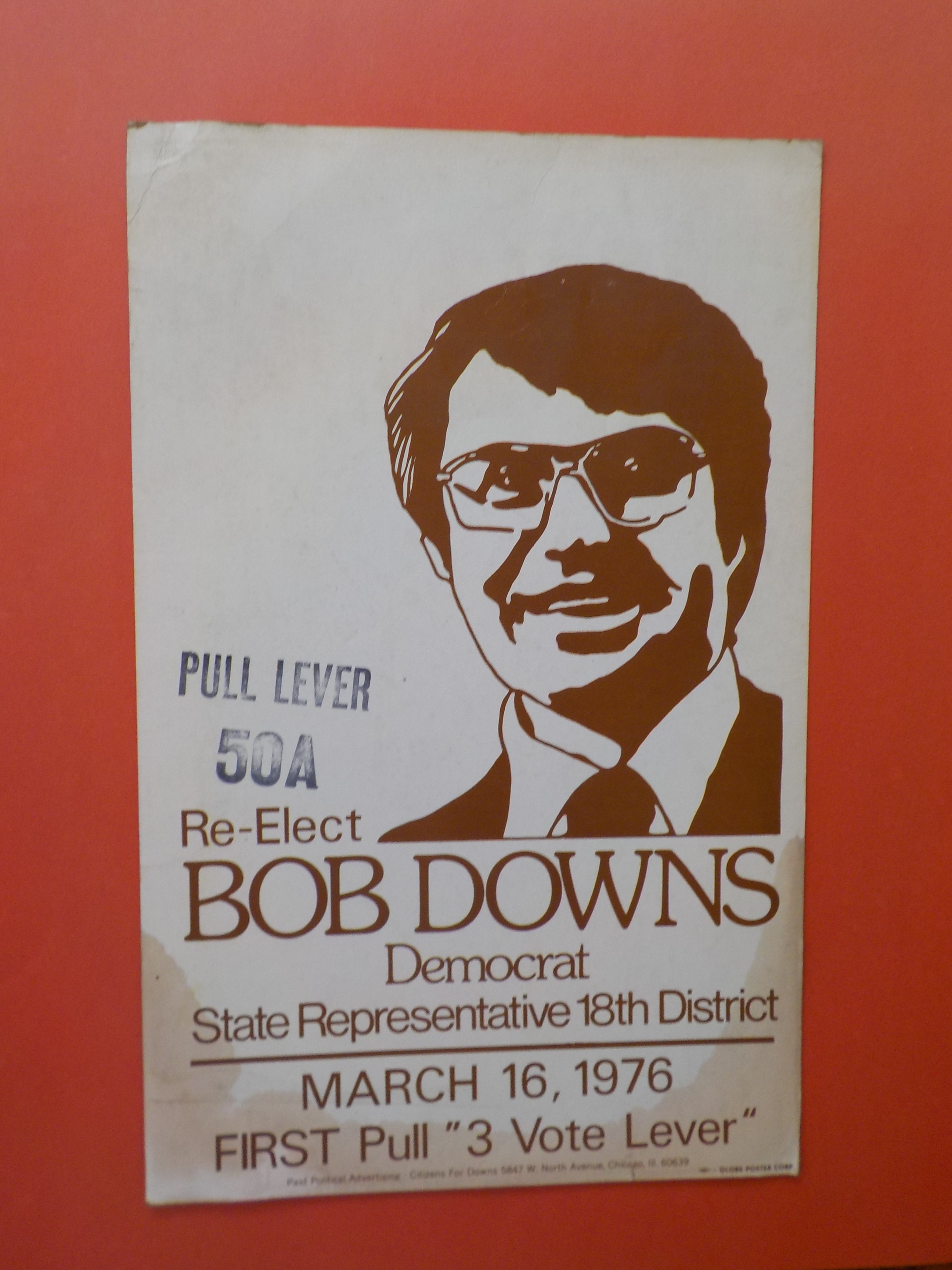 Bob Downs yard sign