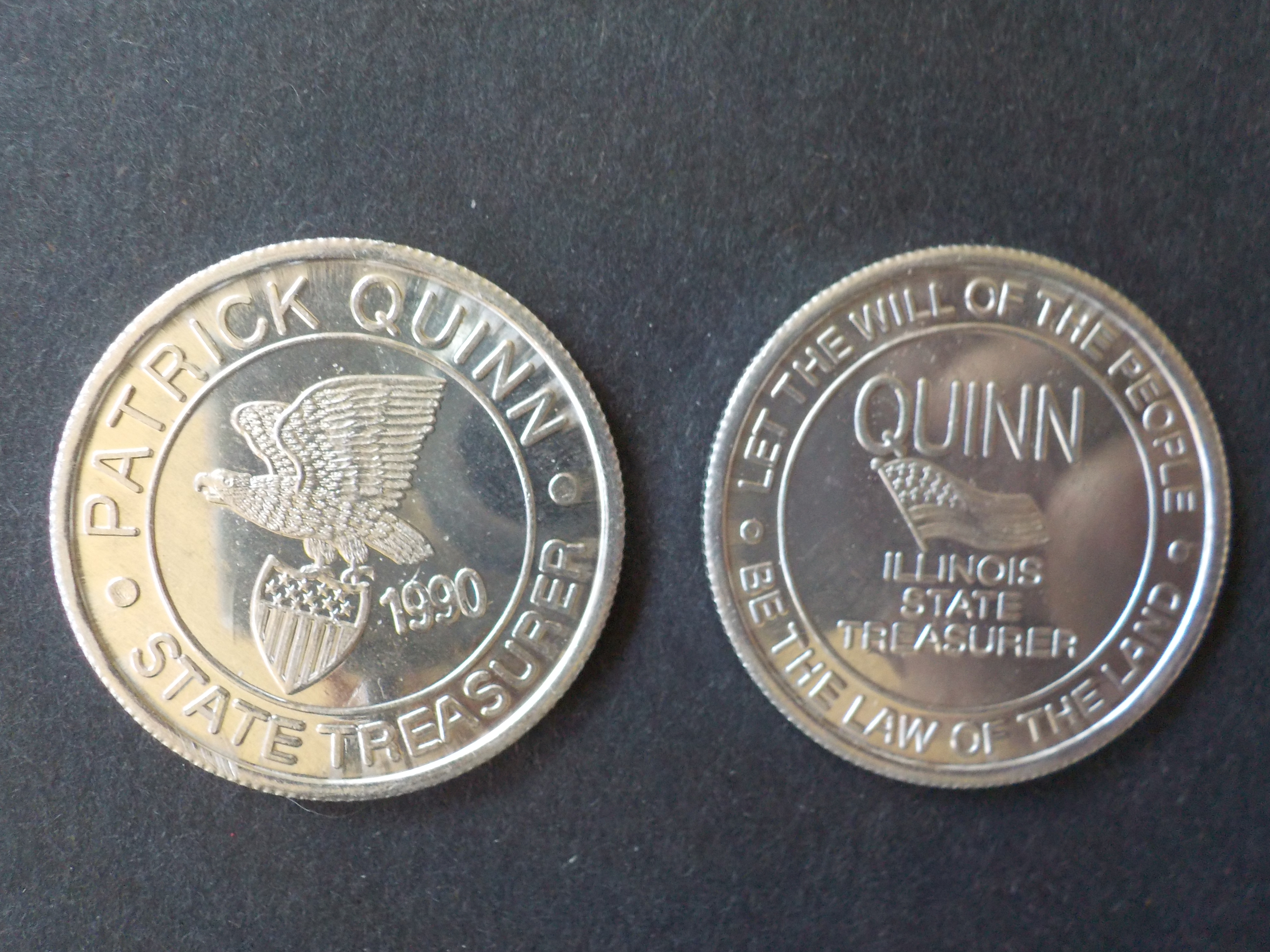 Quinn Inaugural coin