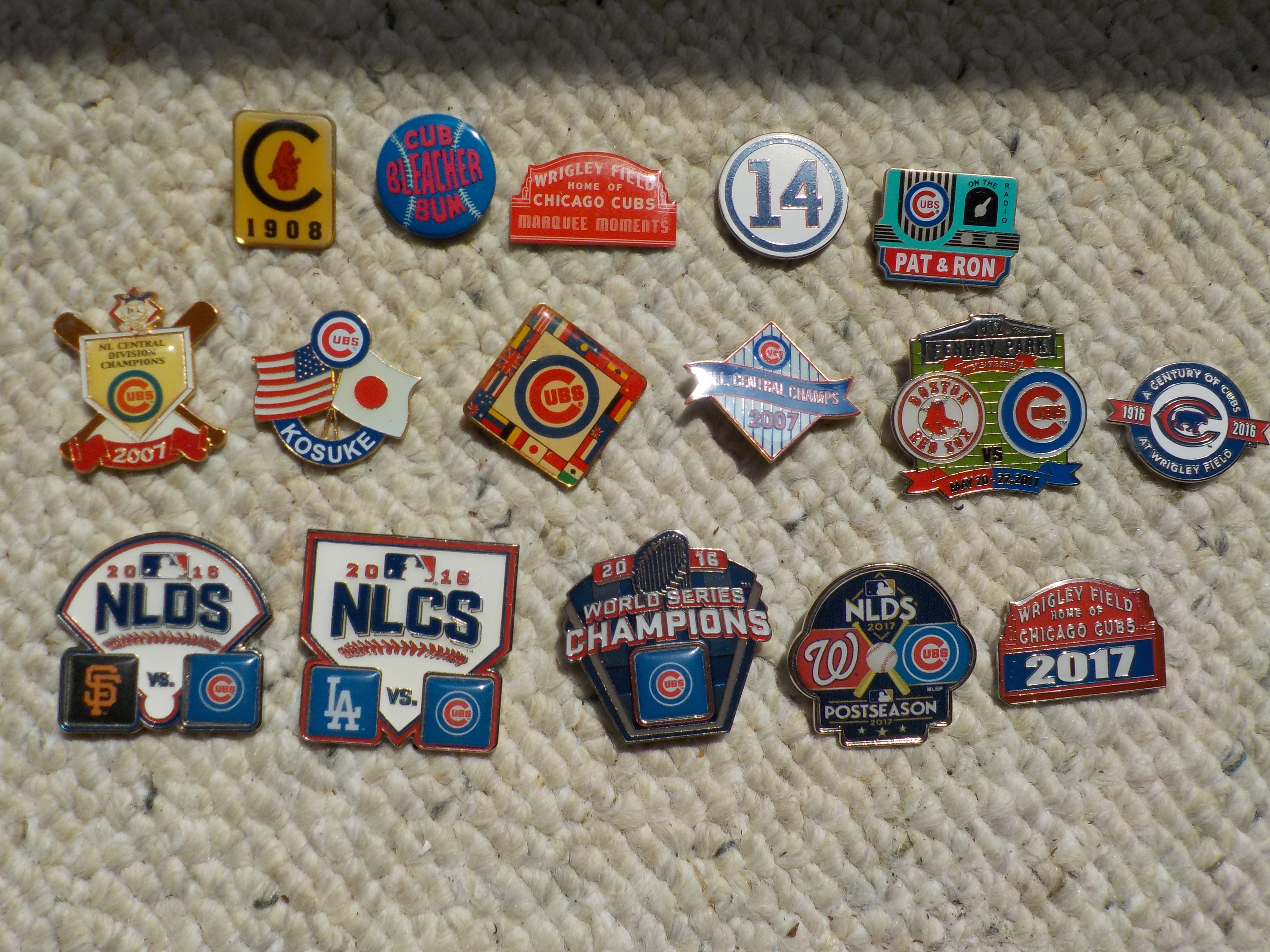 Cubs pins