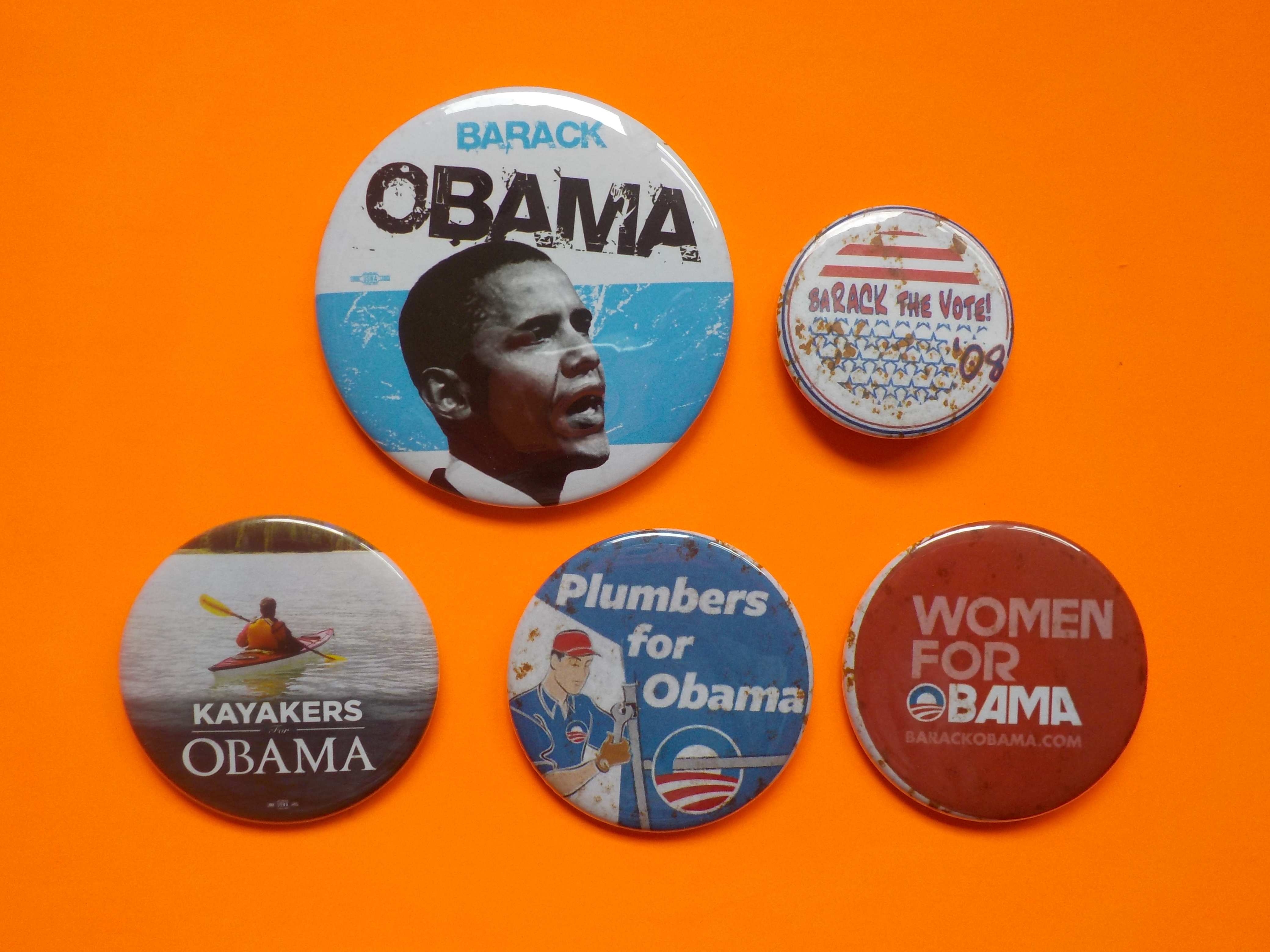 Obama '08 buttons