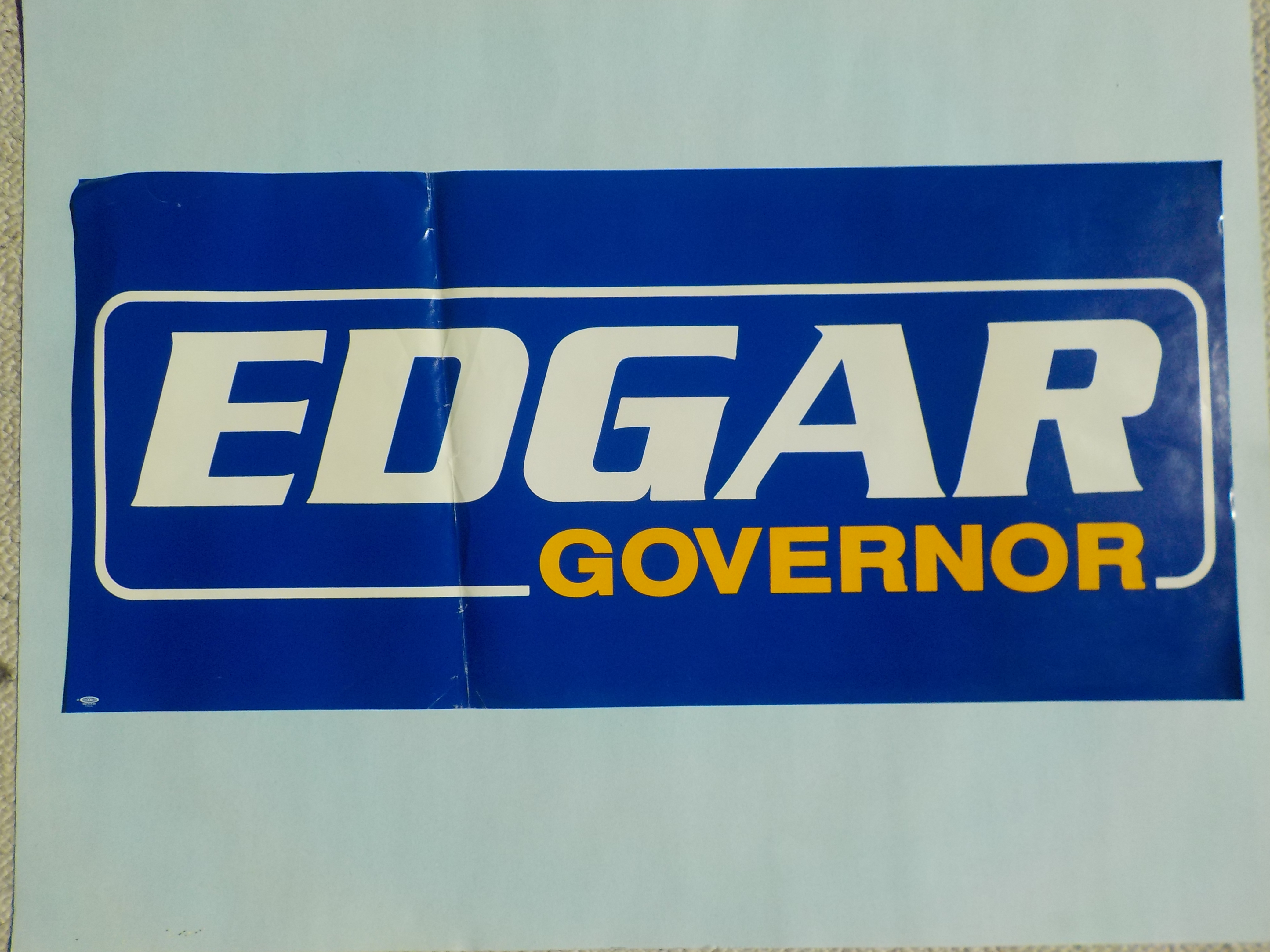 Edgar yard-sign