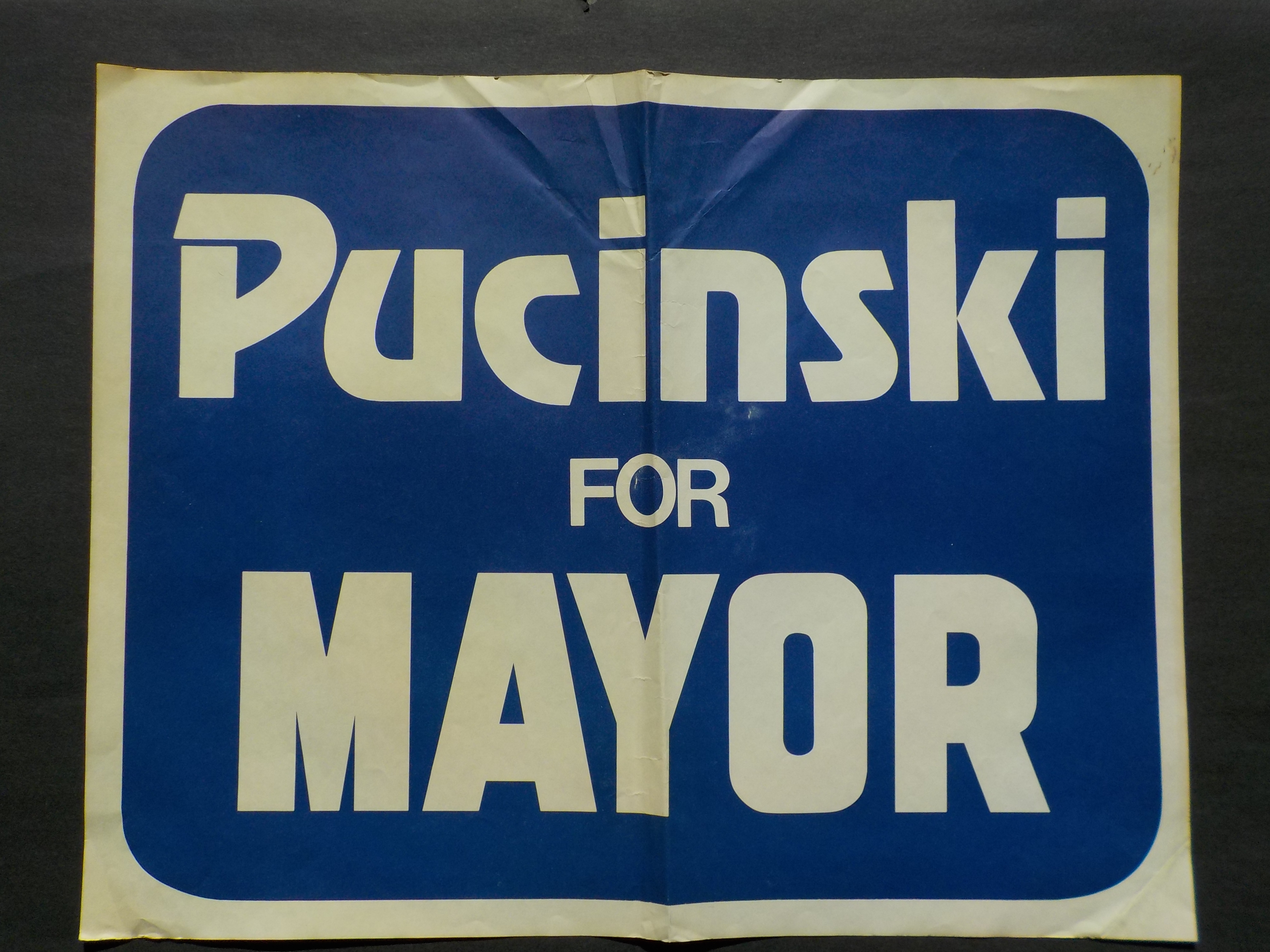 Pucinski Mayor poster
